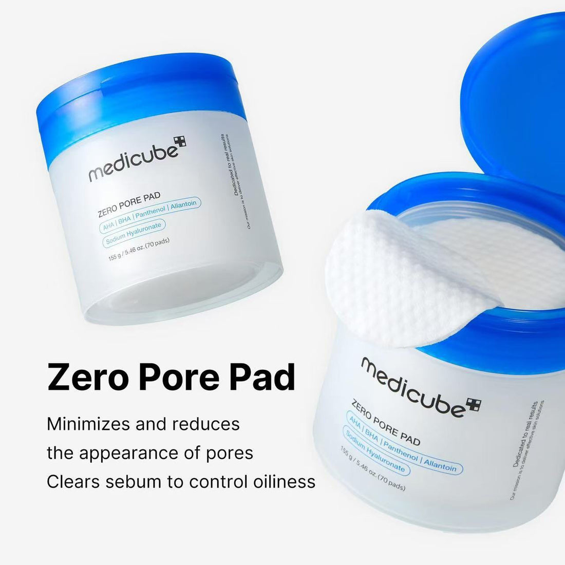 Tk Cross-Border Amazon Lactic Acid Moisturizing Facial Care Medi Pore Pad Facial Toning Exfoliating Cleansing Cotton Sheet