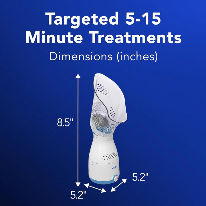 Vicks Personal Steam Inhaler For Relieving Congestion And Cough Soft Mask