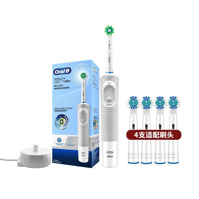 Germany OralB/Ole B Electric Toothbrush D12 Soft Hair Adult Couple Induction Rechargeable Rotary Whitening Toothbrush