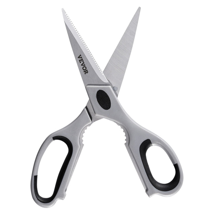 Kitchen Scissors Stainless Steel Kitchen Shears Protective Sheath Grey