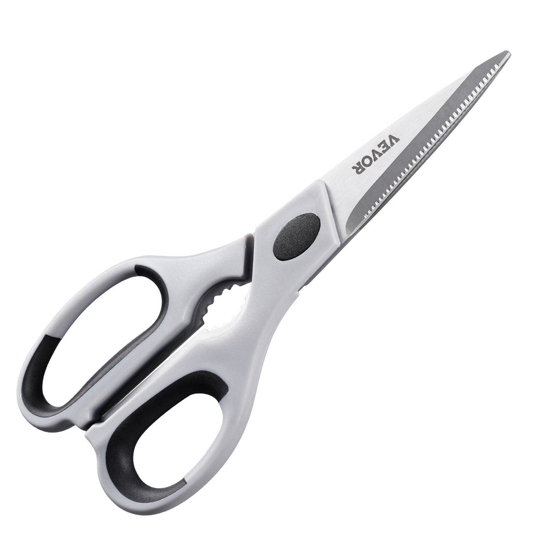 Kitchen Scissors Stainless Steel Kitchen Shears Protective Sheath Grey